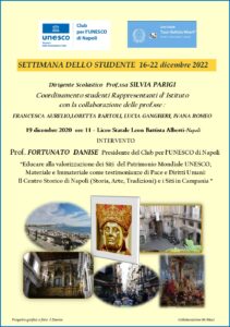 Settimana dello studente 15-22 Dicembre 2022