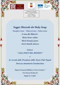 Saggio musicale baby song